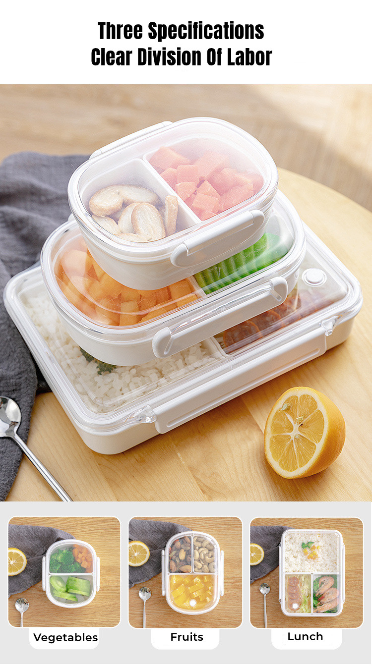 Lunch Box Food Fruit Preservation Box Multi-Compartment Portable Box ...
