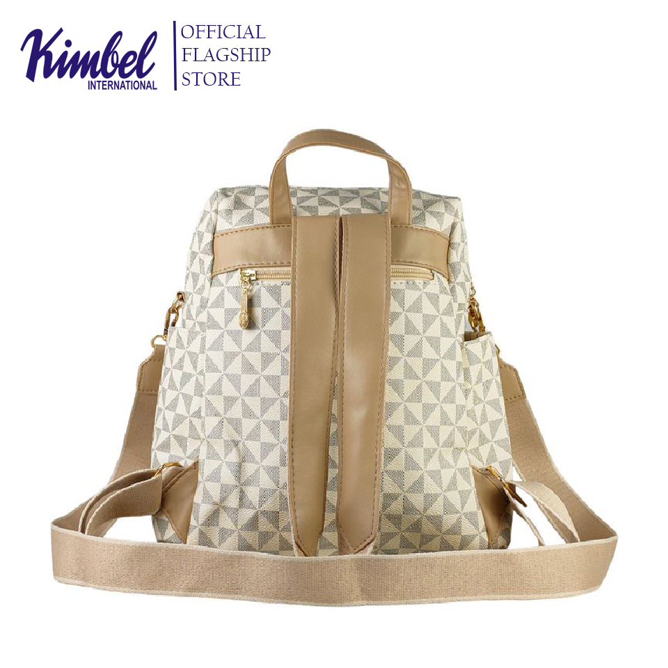KIMBEL HGSB231308 Backpack Medium Size Synthetic Leather | Shopee ...