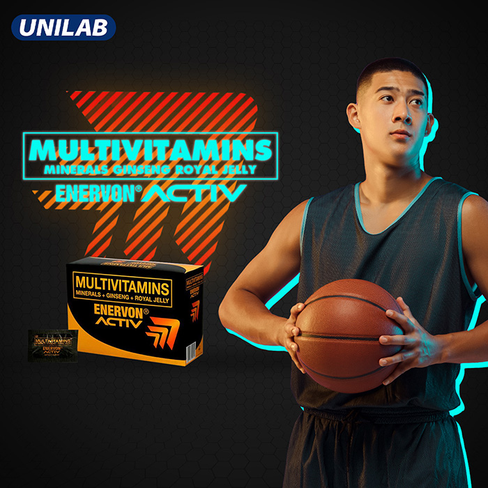 Unilab Enervon Activ Multivitamins 100 Capsules With Ginseng, Royal