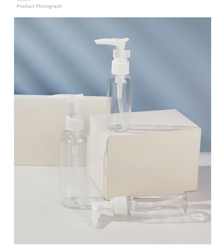 50ml/100ml Clear Travel Portable Emulsion Lotion Shampoo Organizer ...