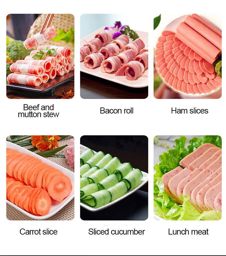 SHANBEN Meat slicer Slicer 12-inch heavy-duty semi-automatic slicer ...
