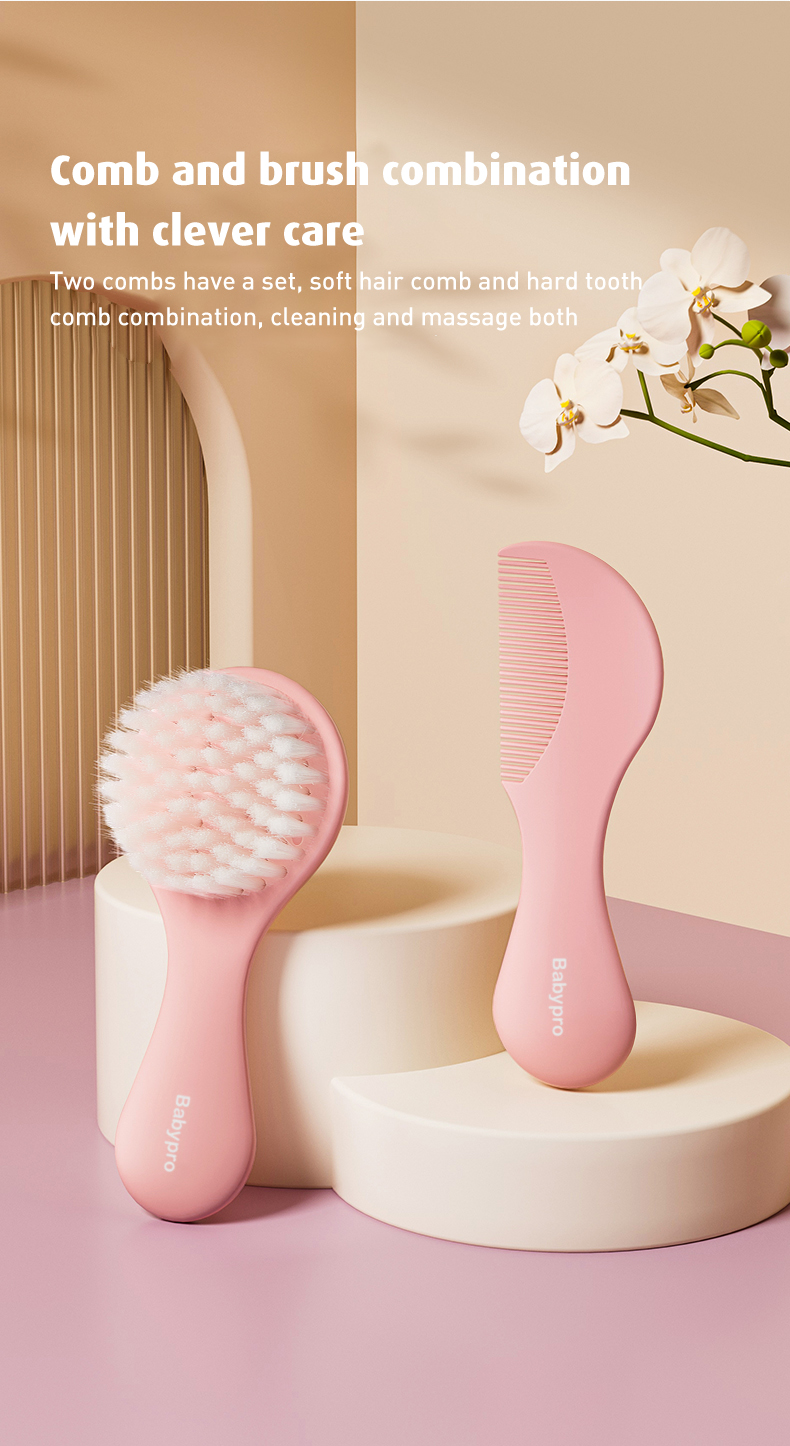Baby Pro Comb Hair Brush Set for Babies Care Grooming Tool | Shopee ...
