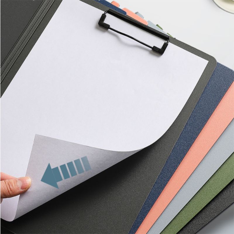 Clipboard Long Folder Organizer, Paper Organizer with Cover for School ...