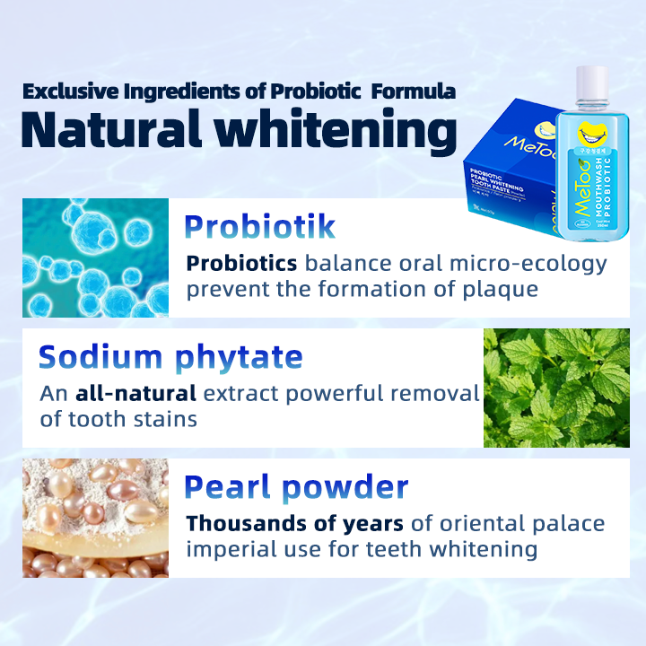 MeToo Probiotic Mouthwash/Antibacterial Longlasting Fresh Mouthwash