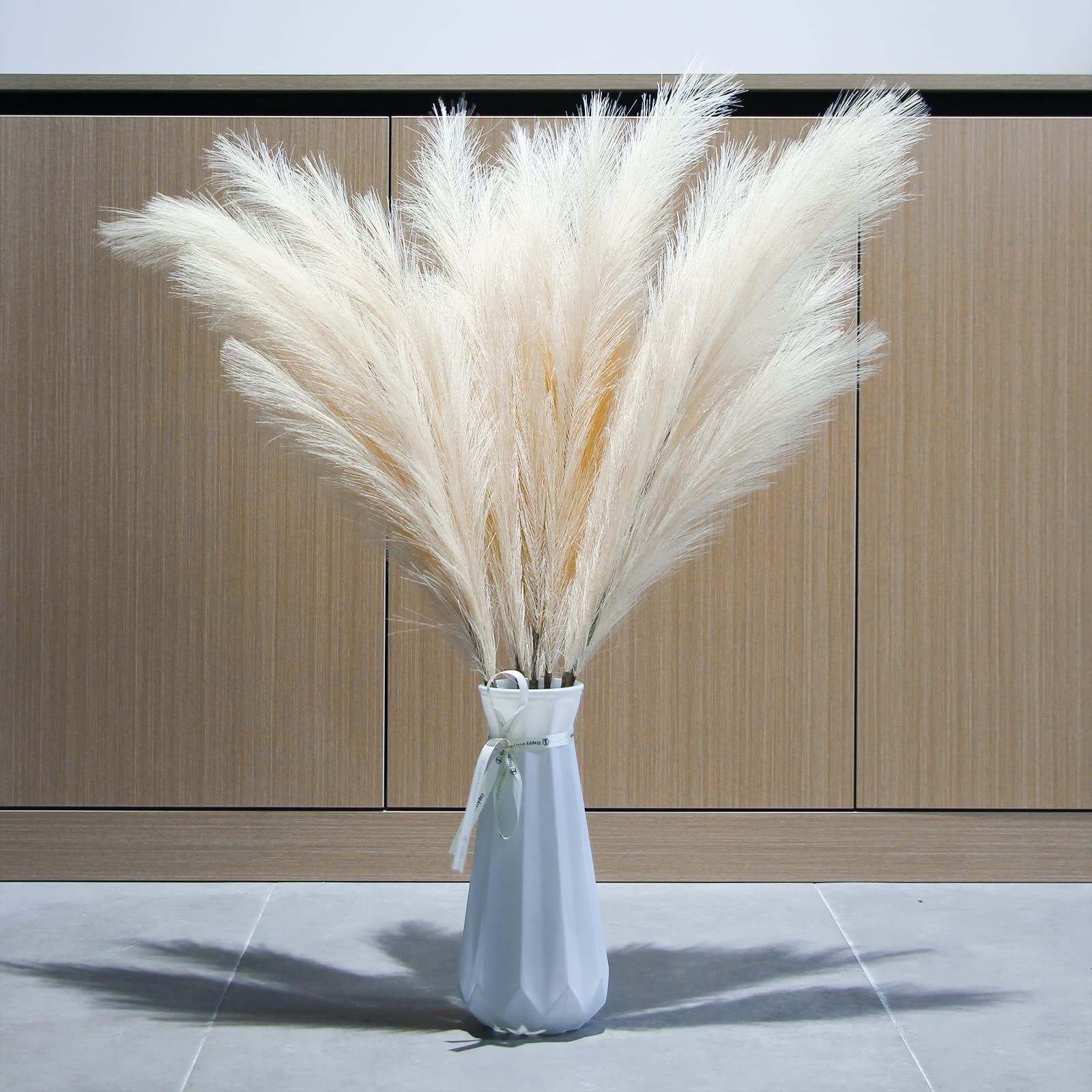Artificial Pampas Grass Fake Reed Bouquet Wedding Home Living Room DIY ...
