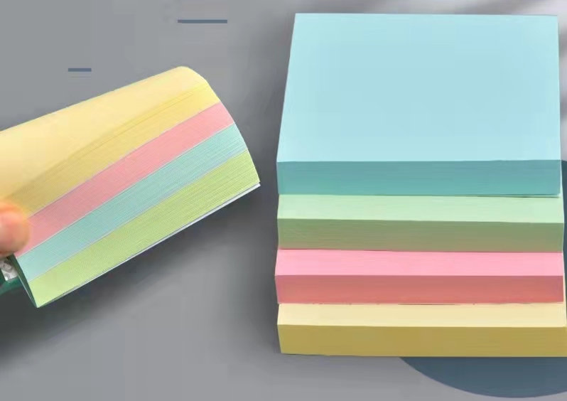 100 Sheets/Packet Of Sticky Notes Square Mixed Color Record Label ...