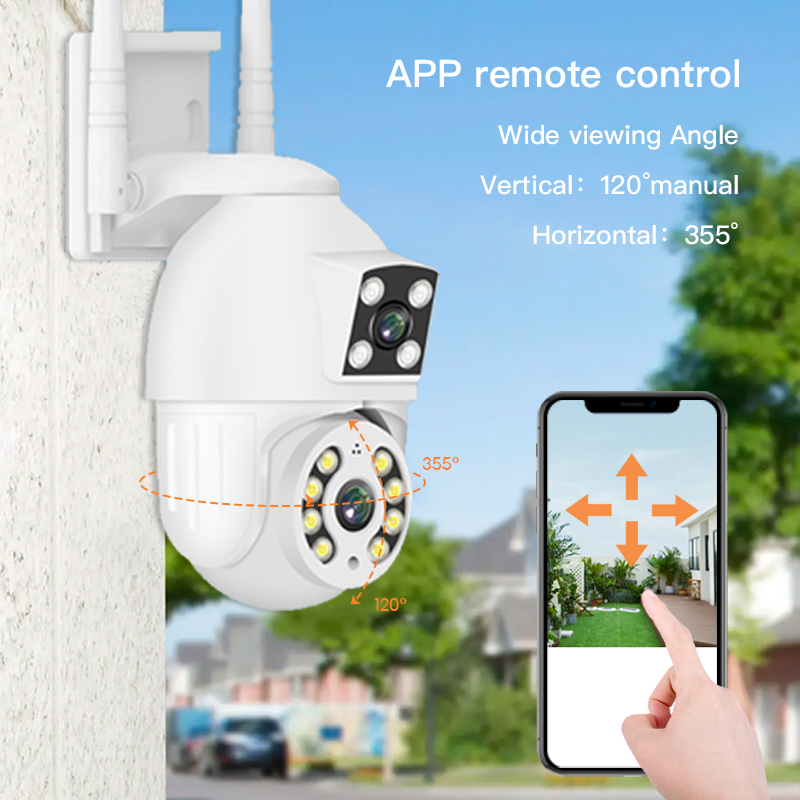 V380 BP3 1080P Dual Lens Security IP CCTV Camera Wireless Outdoor ...