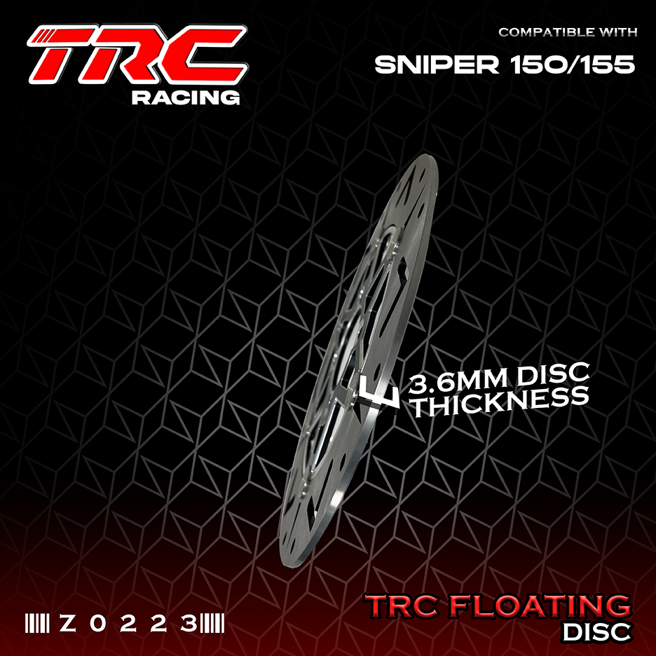 TRC FLOATING FRONT DISC BRAKE for Sniper 150/155,CLICK,BEAT, GENIO ...