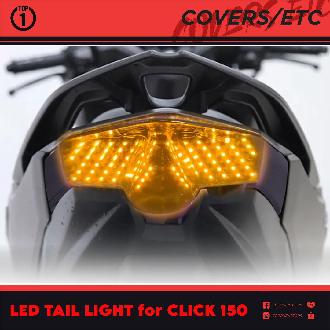Top1 Racing Honda Click 150 Led Tail Light Assembly Led Light Brake 