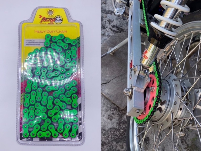 Motorcycle Chain Color 428-130.420-130.415-130 | Shopee Philippines