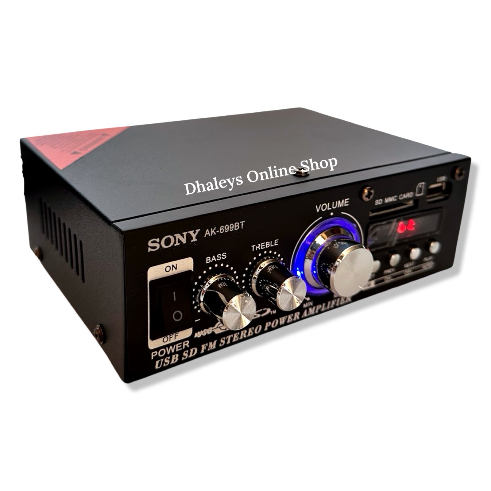 AC-DC Amplifier AK-699BT 220VAC to 12V DC Amplifier with BT / FM / USB ...