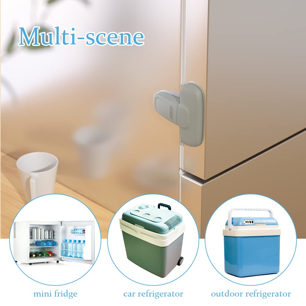 Refrigerator Door Fastening Buckle Refrigerator Lock T-type Double ...