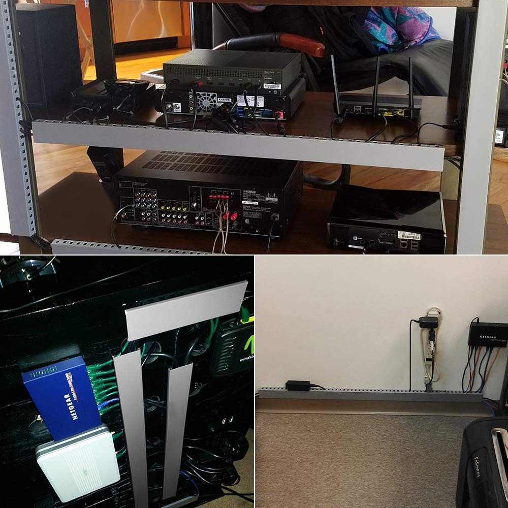 Updated Cable Raceway Kit Open Slot Wire Covers For Cords Under Desk ...