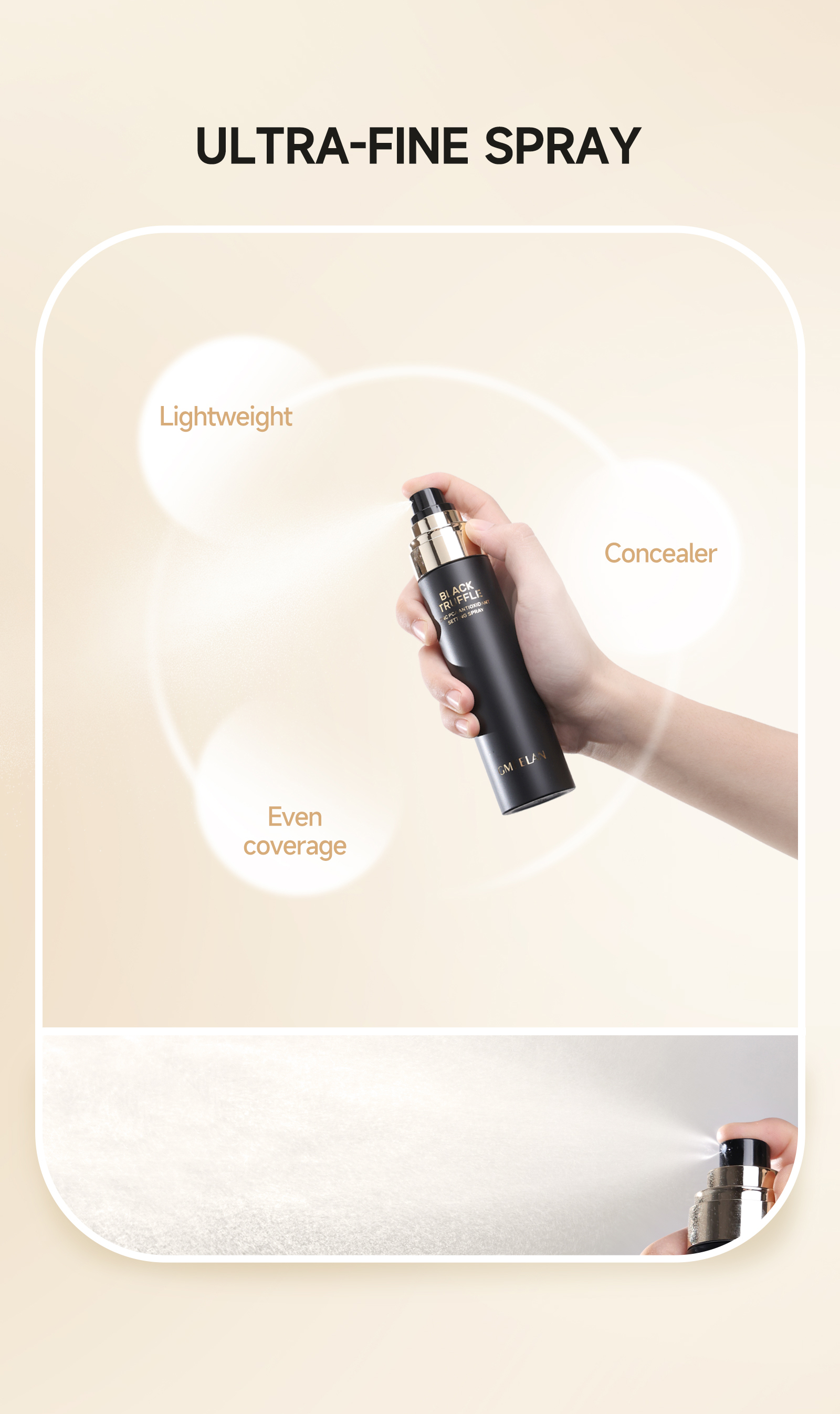 GMEELAN Makeup Setting Spray Long Lasting Oil Control Matte Tone Up All ...