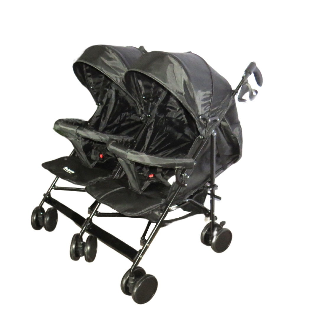 Bebeta Stroller Twin Baby Reclining Black Dark Grey Shopee Philippines