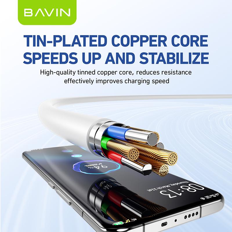 BAVIN CB356 66W Fast Charging Data Cable Support Data Transfer ...