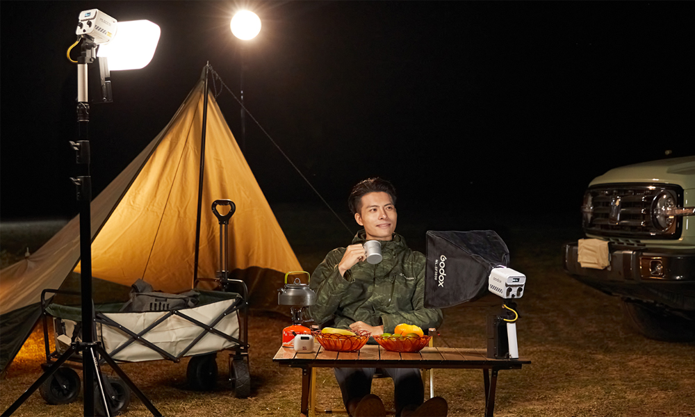 Godox ML60IIBi draagbare led-videolamp, 70 W studiolicht