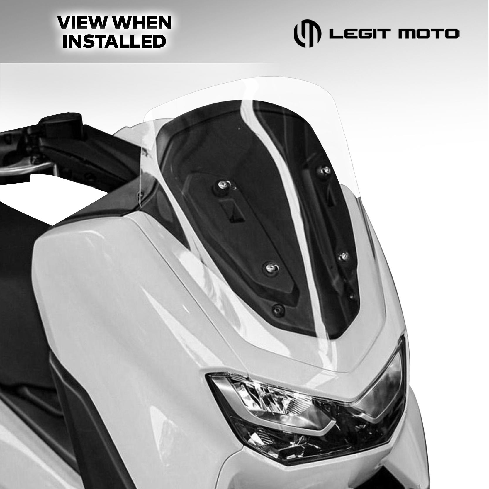 LEGITMOTO NMAX V2 VISOR WINDSHIELD CLEAR LENS WIND DEFLECTOR / WIND ...