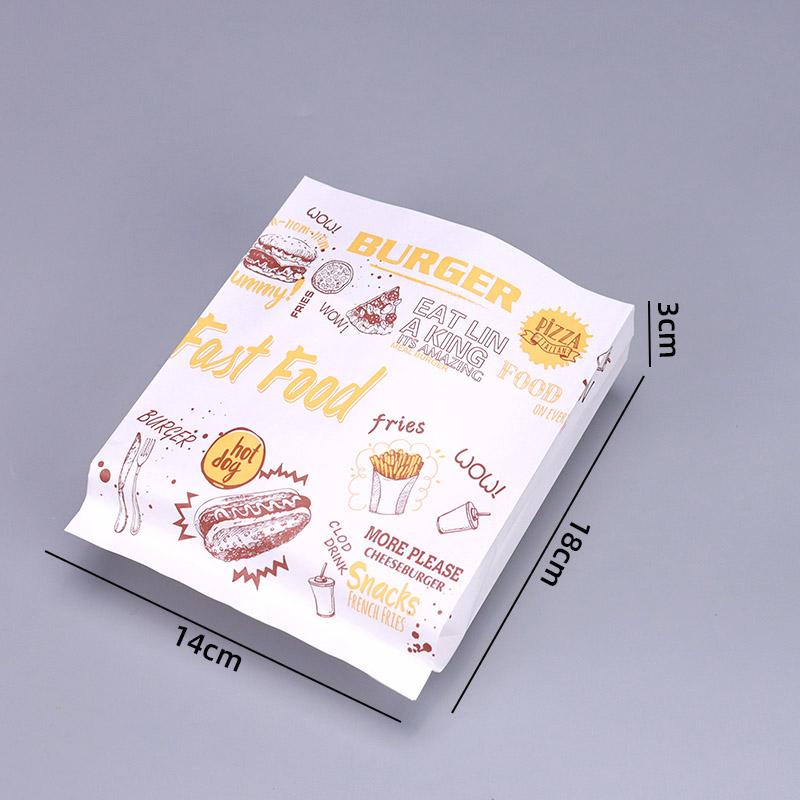 90pcs Food Sandwich Pancake burger Food Wax Paper Greaseproof Paper ...