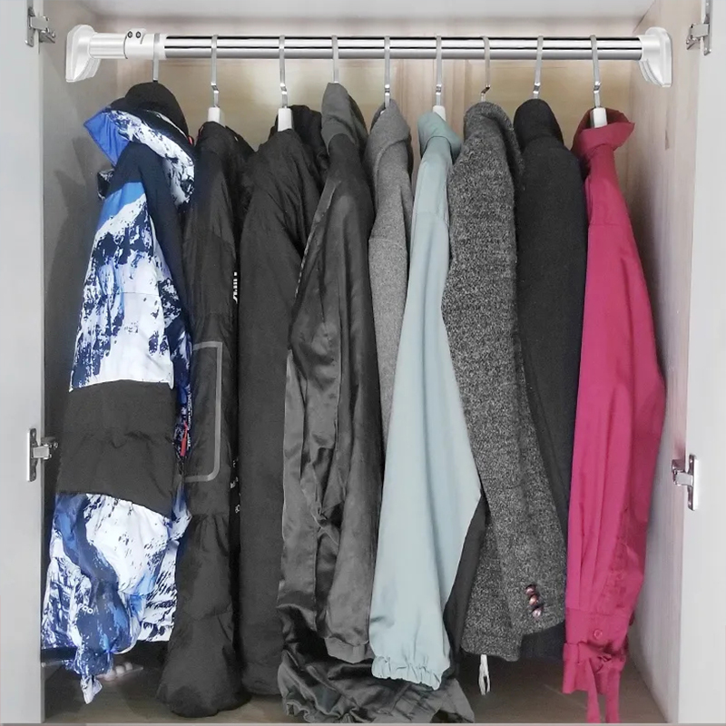 Novia Telescopic Clothes Drying Pole Extendable Pole Adjustable Curtain ...