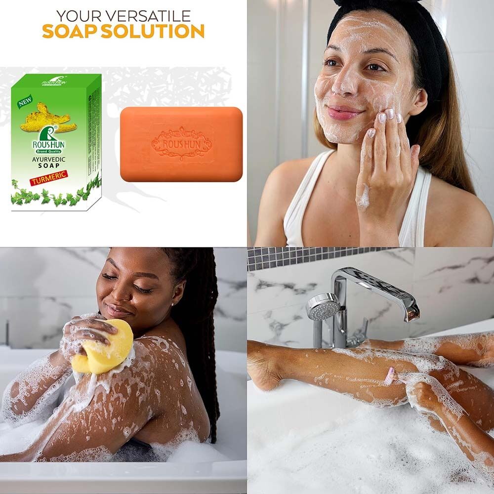 Original Turmeric Soap Deep Cleansing Whitening Moisturizing Acne