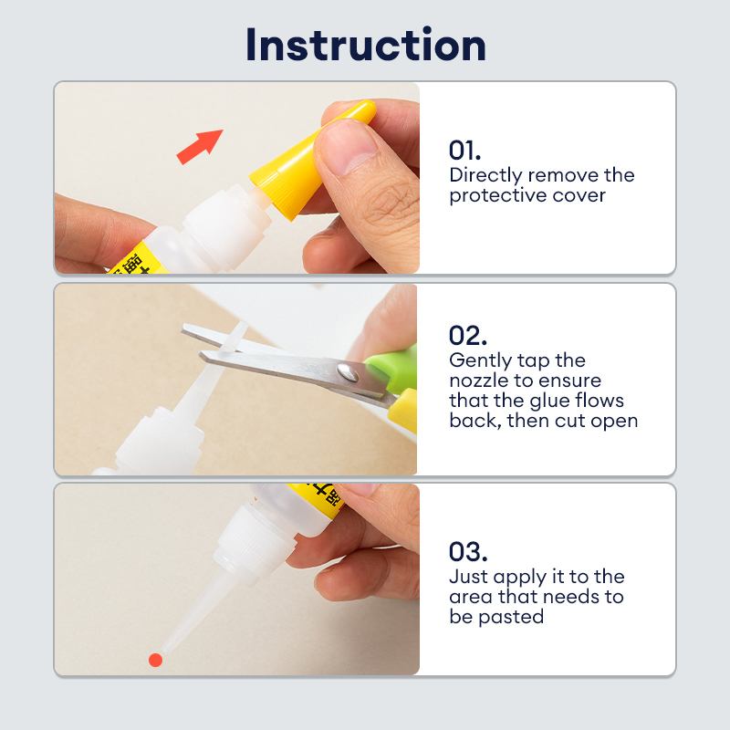 Deli 502 8g Strong Instant Adhesive Glue Liquid Universal Glue 7146