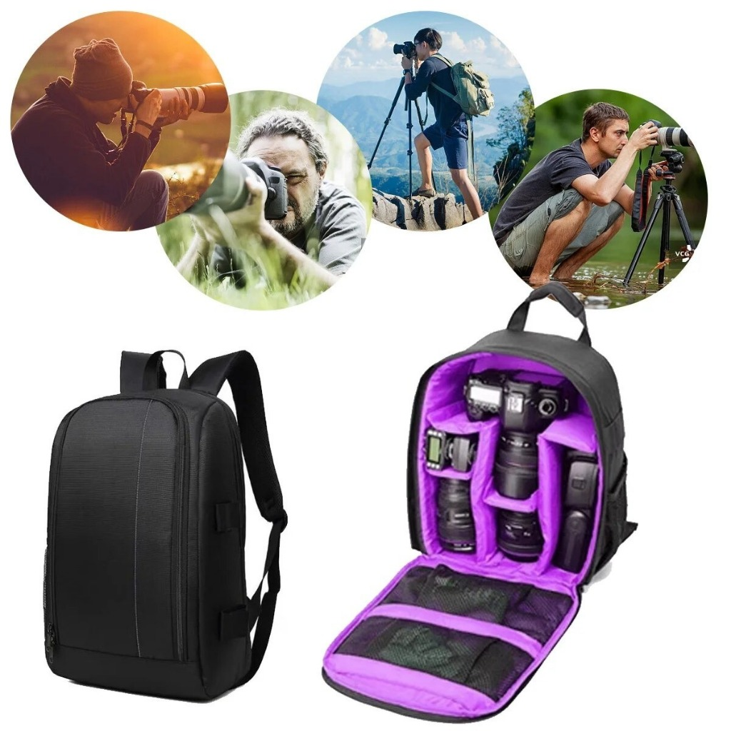 GSE Camera Bag Waterproof Shockproof Breathable Camera Backpack For ...