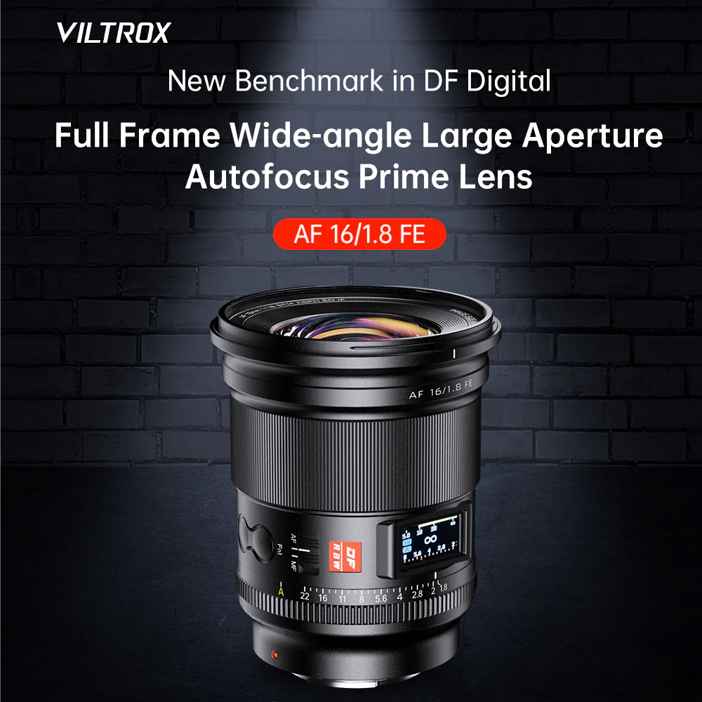 Viltrox AF 16mm f/1.8 FullFrame Ultra Wideangle STM Autofocusing Prime Lens Sony EMount