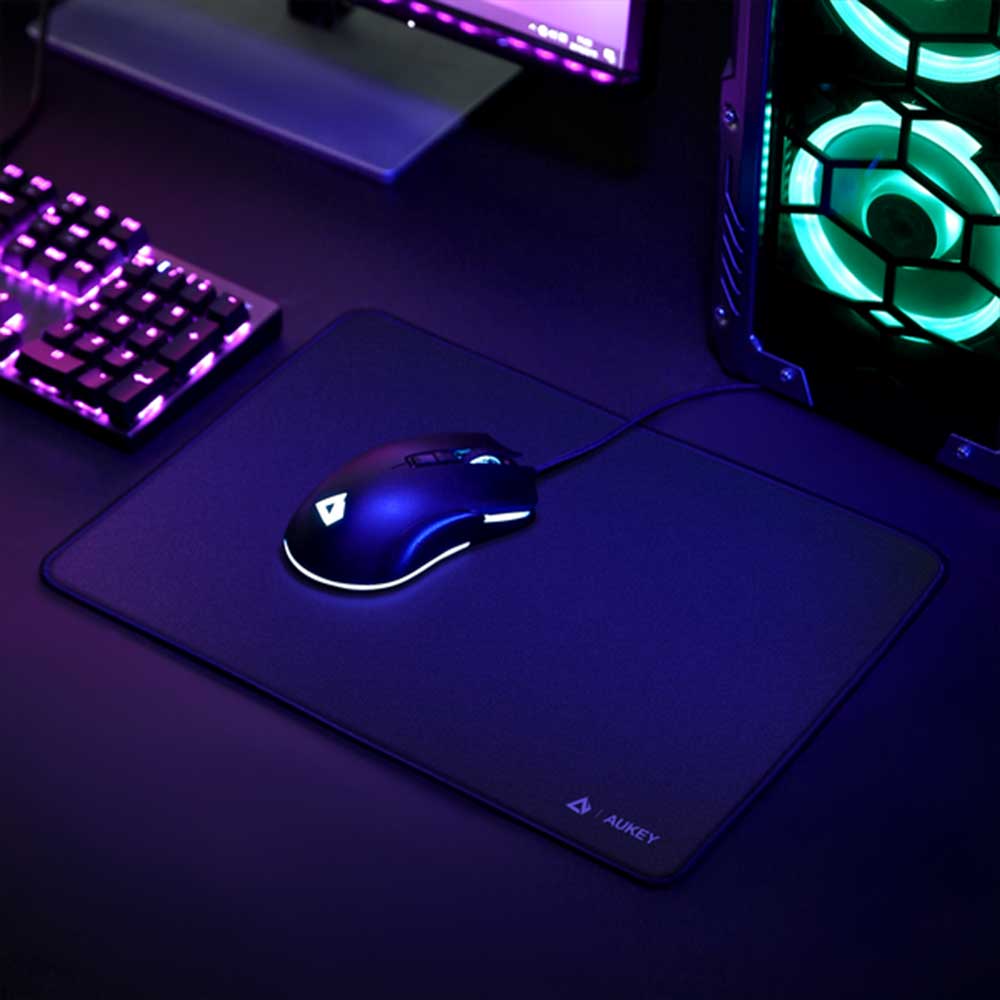 AUKEY KM-P1 Medium Mouse Pad Non-Slip Rubber For Office Home, Gaming ...