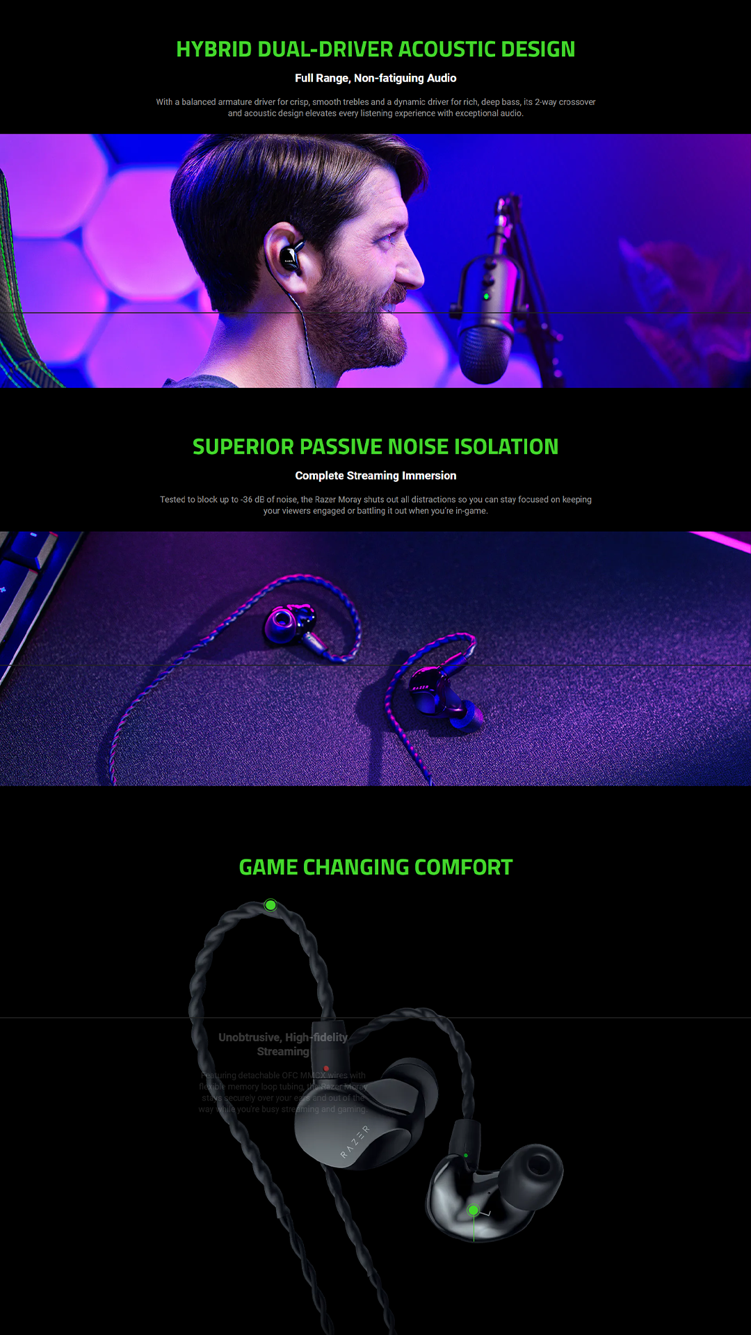 Razer Moray Inear Earphones | Shopee Philippines