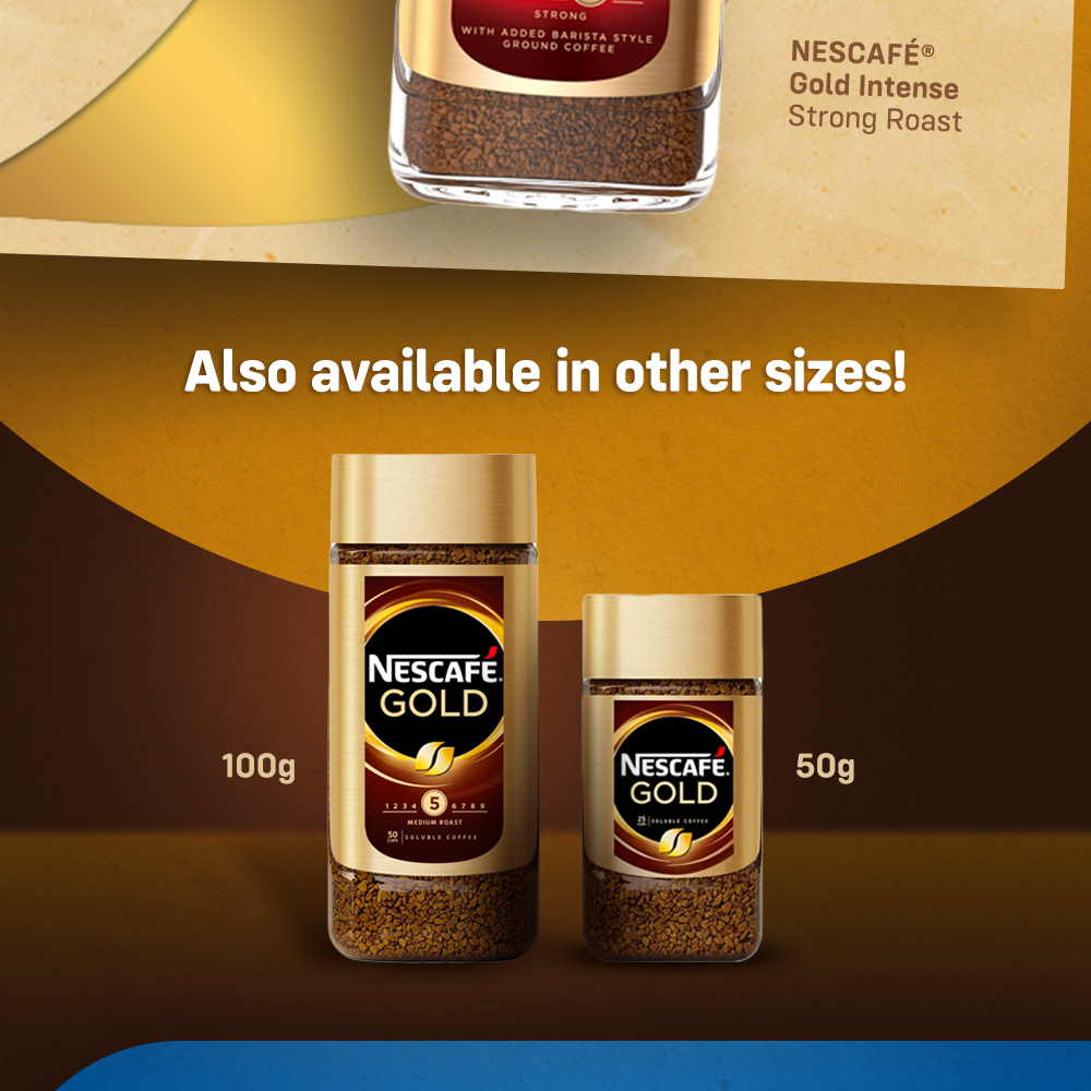 Nescafe Gold Intense Instant Coffee 100g Shopee Philippines 7677