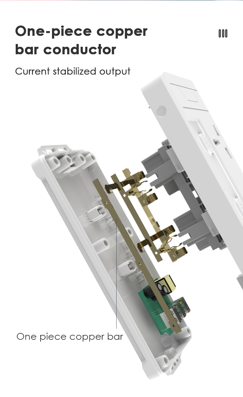 Deli Power Socket Extension Universal Electric Sockets With USB Port ...