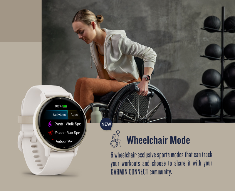 Garmin vívoactive 5, Wellness Basic GPS WiFi Smartwatch Shopee