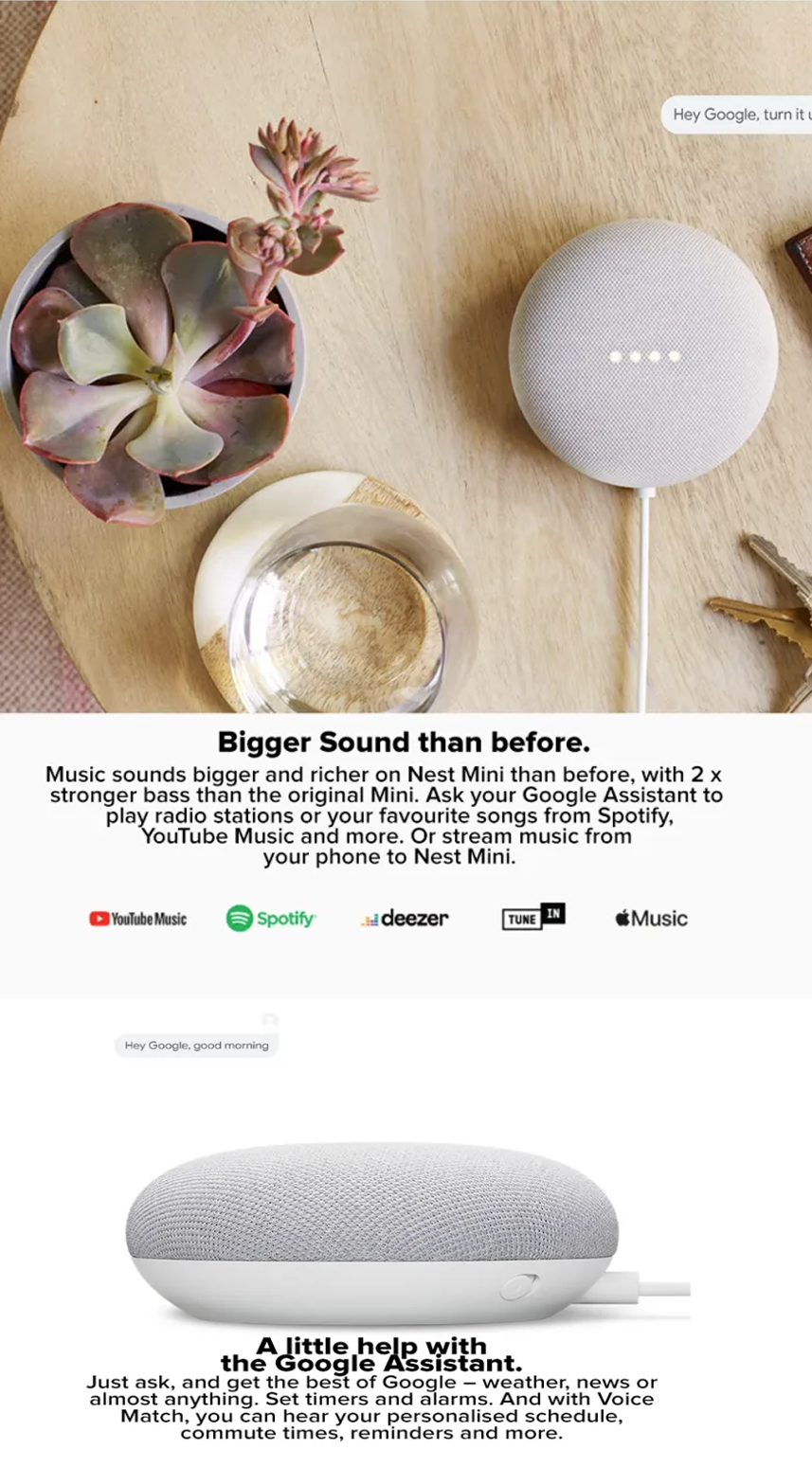 Google home mini tune clearance in