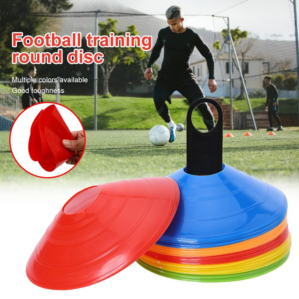 Football Training Logo Plate Soccer Discs Bucket Marker Equipment Sign ...