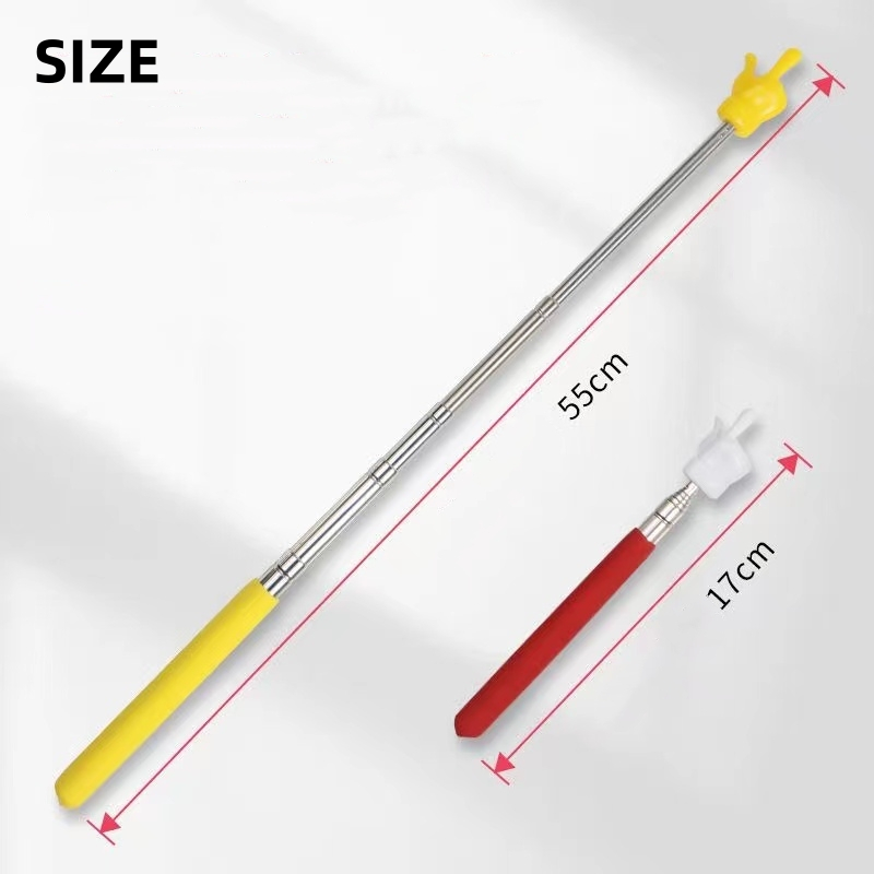 Telescopic Teachers Pointer Rod Finger Design Retractable Teaching ...
