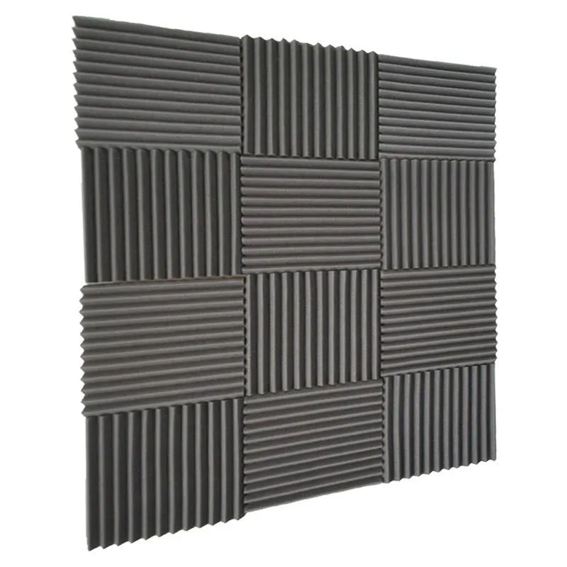 24 Pack-30*30*3cm Soundproof Sponge Insulation Foam Fire Resistant ...