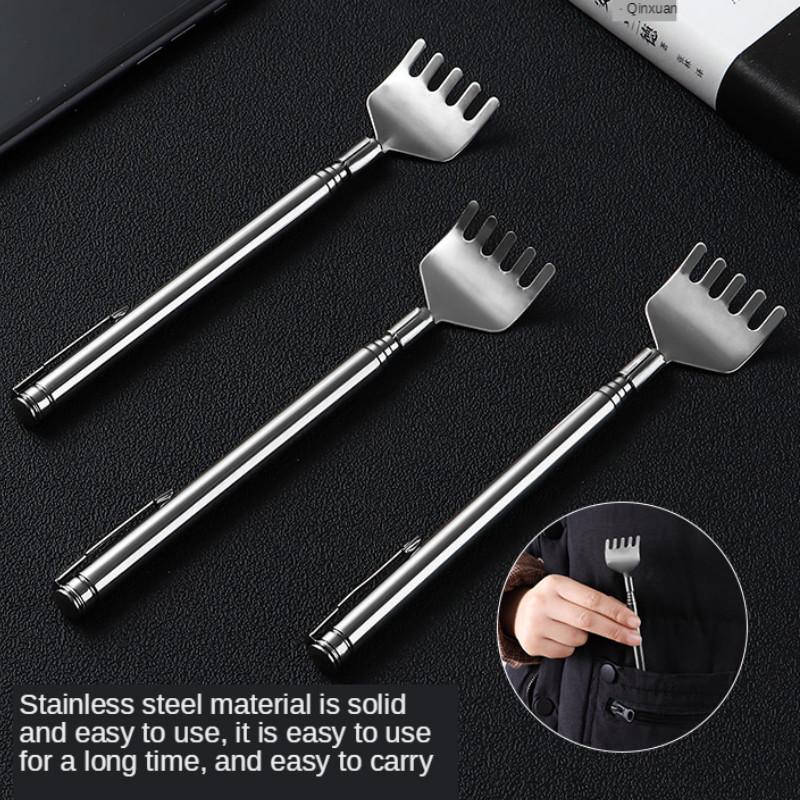 Back Massage Tools Stainless Steel Telescopic Anti Itch Claw Extendable ...