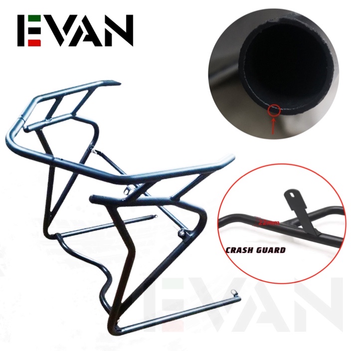 EVAN.SHOP Honda Click v2 125i Full Armor Crash Guard Stainless Steel ...