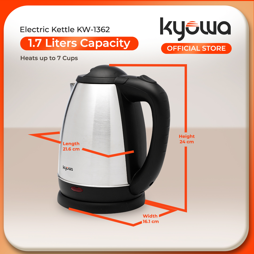 Kyowa KW-1362 1.7 L Stainless Electric Kettle