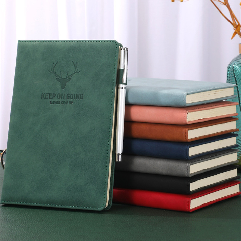 Blank Student Leather Notepad Sketch Journal Diary Page A5 Size ...