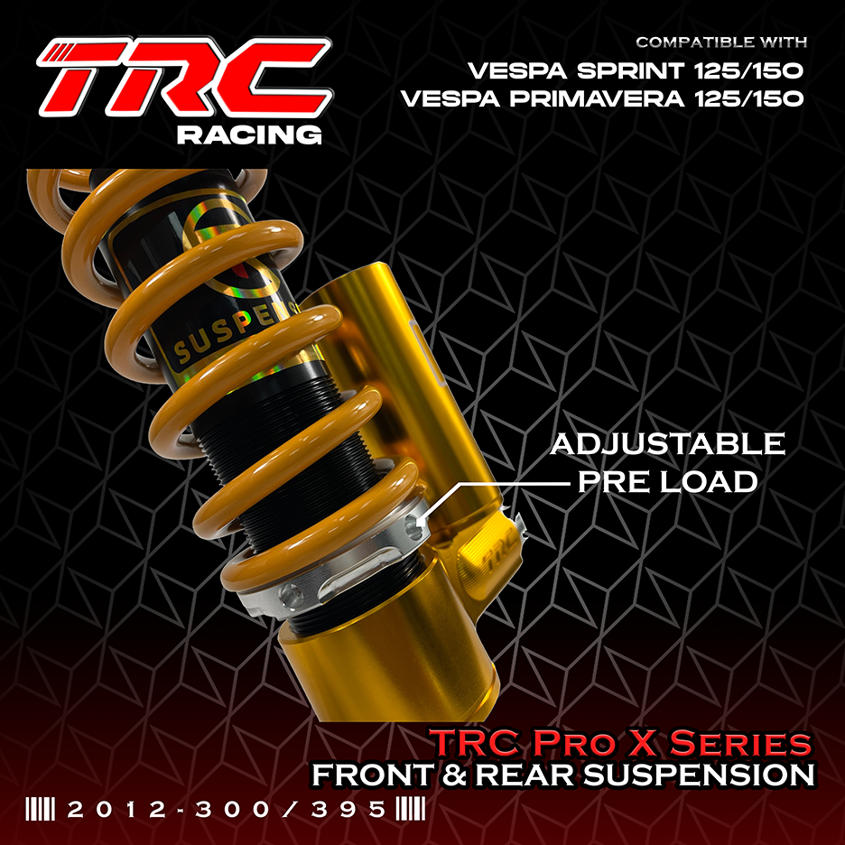 Suspension YSS Pour Vespa Sprint/Primavera 125/150 – Référence OK302-360T-02-888, Neuf, Origine Italie