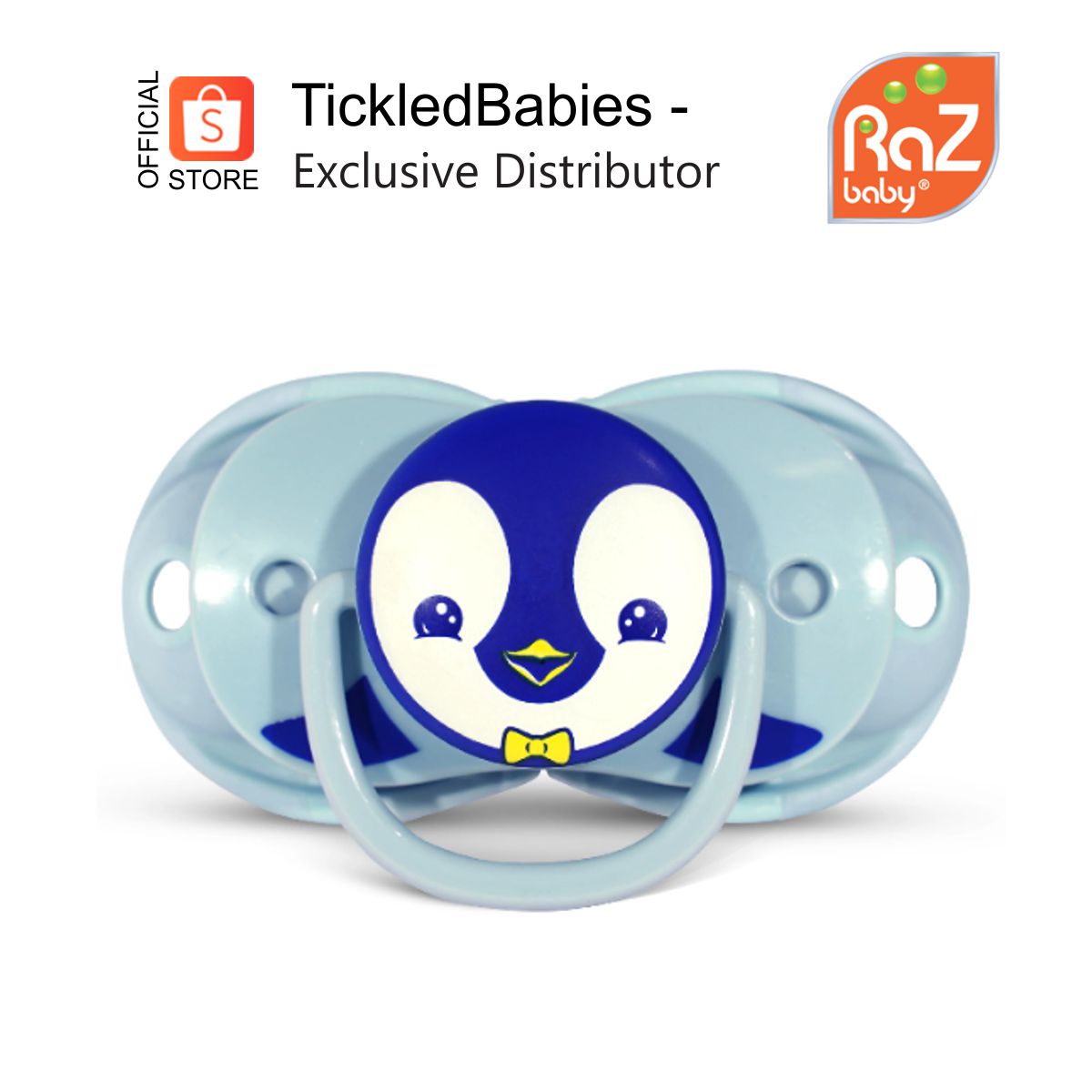 RaZBaby Keep-It-Kleen Pacifier - Ethan Penguin ( raz baby infant ...