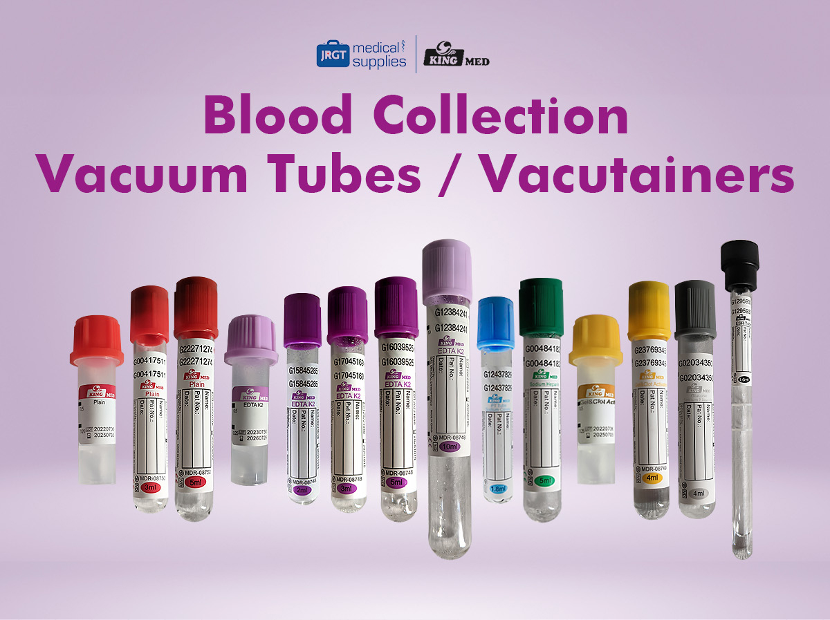 Blood Collection Vacutainer Tubes (KingMed / Sure-Guard) | Shopee ...