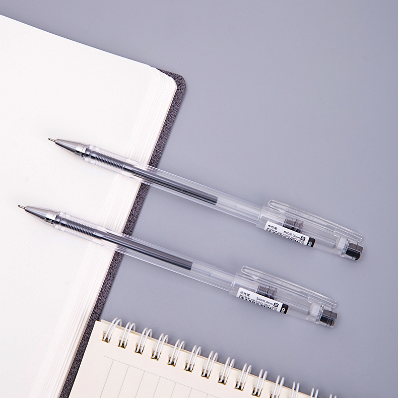 Deli 0.3mm Ball Pen High Capacity Ink Retro Gel Pen school supplies ...