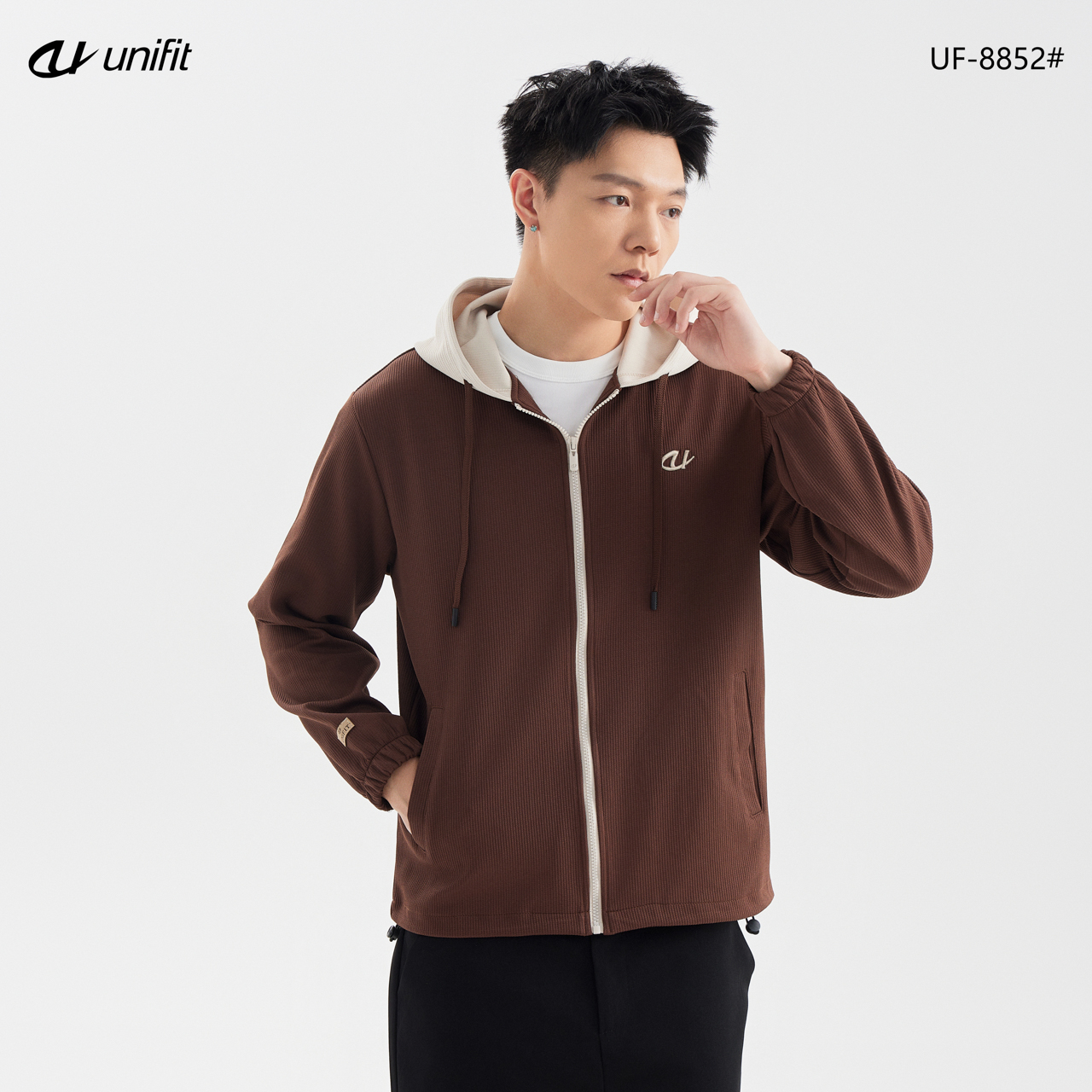 UNIFIT Hoodie Jacket Plain Long Sleeve Jacket For Men And Women High ...