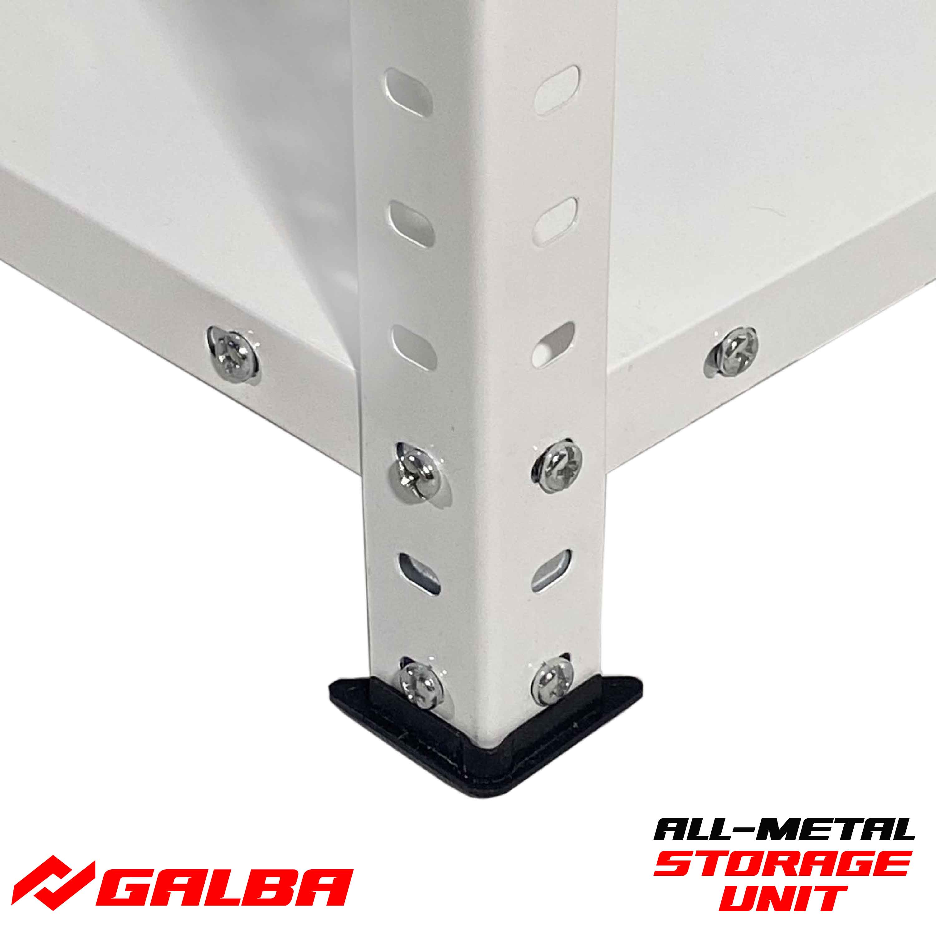 GB30 WHITE Metal Shelving Storage Unit Adjustable 3, 4 and 5 Layers ...
