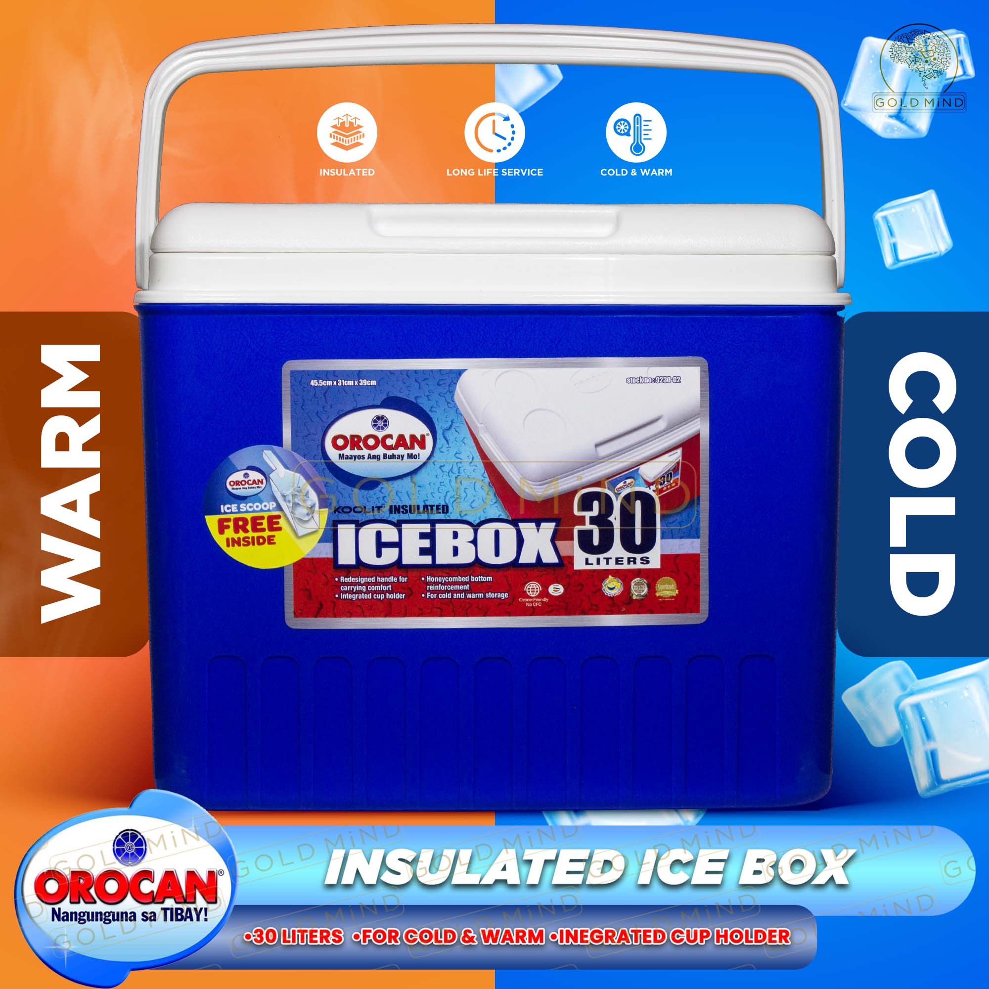 Orocan Icebox 30 & 15 Liters Insulated Ice Box | Shopee Philippines