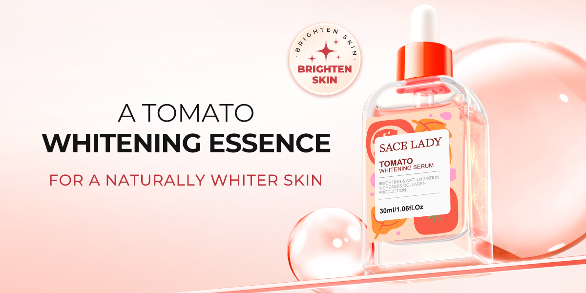 SACE LADY Whitening Serum Tomato Antioxidant VC&VE Brightens Skin Tone ...
