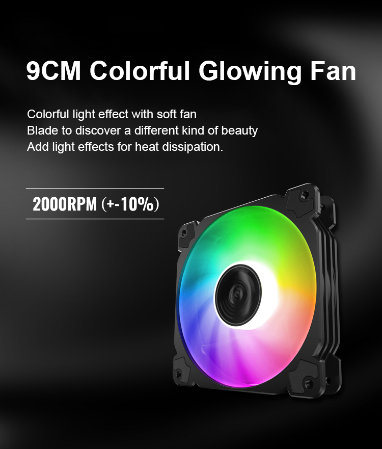 Jonsbo CR1200E Tower RGB CPU Cooler Fan 4 Heatpipes PWM 3Pin Cooling ...